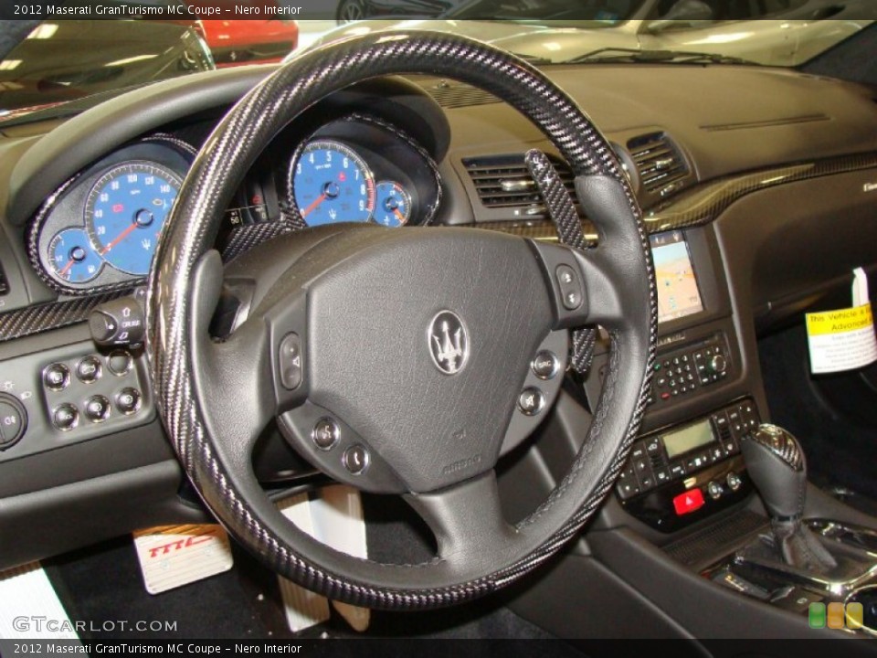Nero Interior Steering Wheel for the 2012 Maserati GranTurismo MC Coupe #57772761