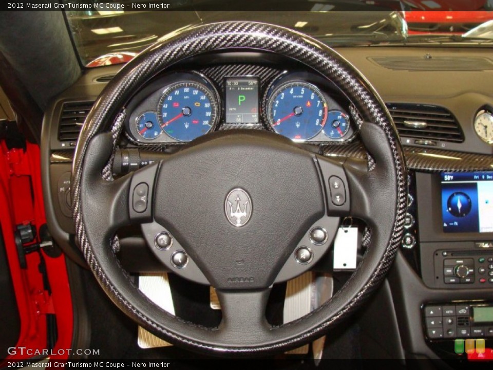 Nero Interior Steering Wheel for the 2012 Maserati GranTurismo MC Coupe #57772779