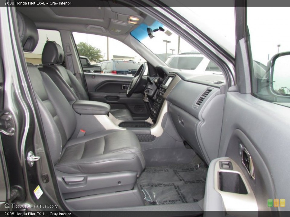 Gray Interior Photo for the 2008 Honda Pilot EX-L #57774453