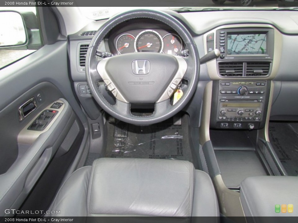Gray Interior Dashboard for the 2008 Honda Pilot EX-L #57774486