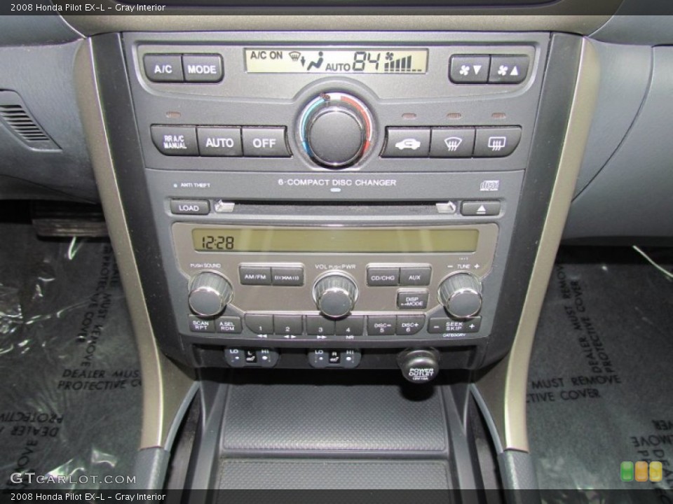 Gray Interior Controls for the 2008 Honda Pilot EX-L #57774513