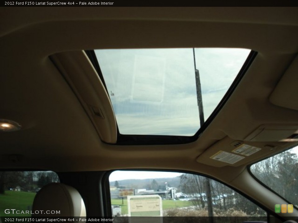 Pale Adobe Interior Sunroof for the 2012 Ford F150 Lariat SuperCrew 4x4 #57775269