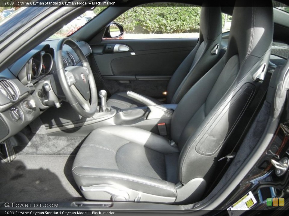 Black Interior Photo for the 2009 Porsche Cayman  #57776550