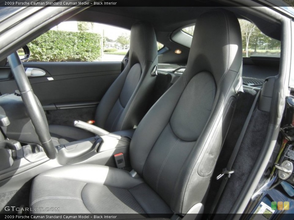 Black Interior Photo for the 2009 Porsche Cayman  #57776556
