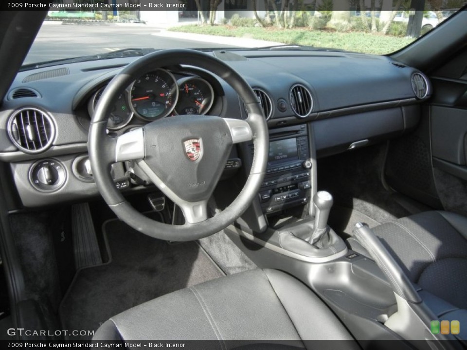Black Interior Dashboard for the 2009 Porsche Cayman  #57776580