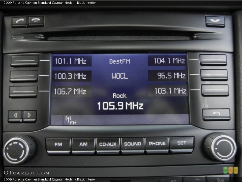 Black Interior Controls for the 2009 Porsche Cayman  #57776599