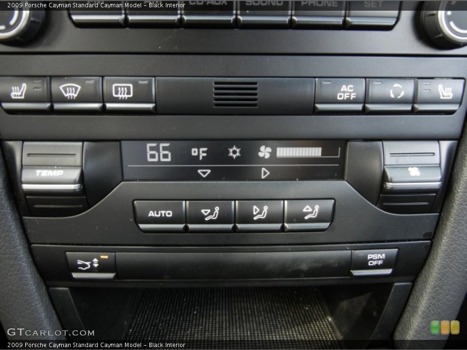 Black Interior Controls for the 2009 Porsche Cayman  #57776607