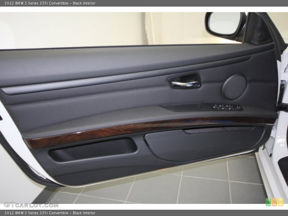 Black Interior Door Panel for the 2012 BMW 3 Series 335i Convertible #57778184