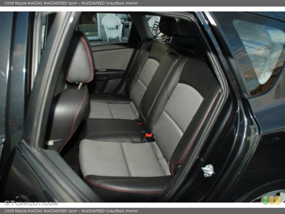 MAZDASPEED Gray/Black Interior Photo for the 2008 Mazda MAZDA3 MAZDASPEED Sport #57781638