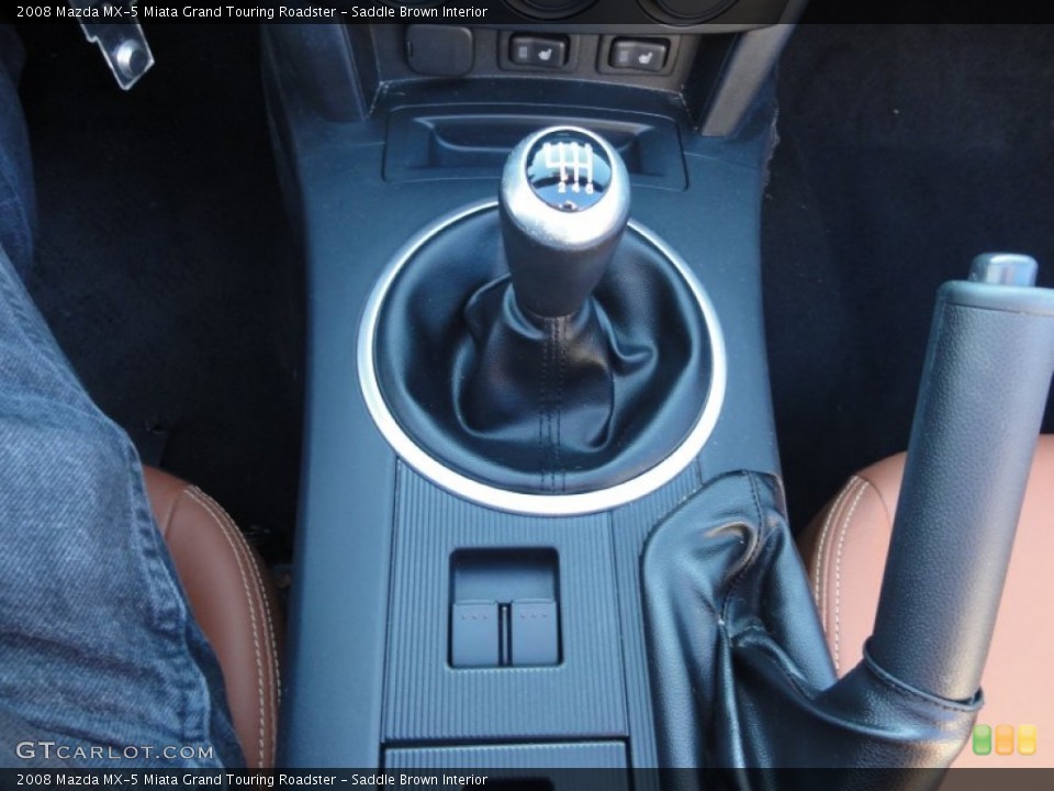 Saddle Brown Interior Transmission for the 2008 Mazda MX-5 Miata Grand Touring Roadster #57783645