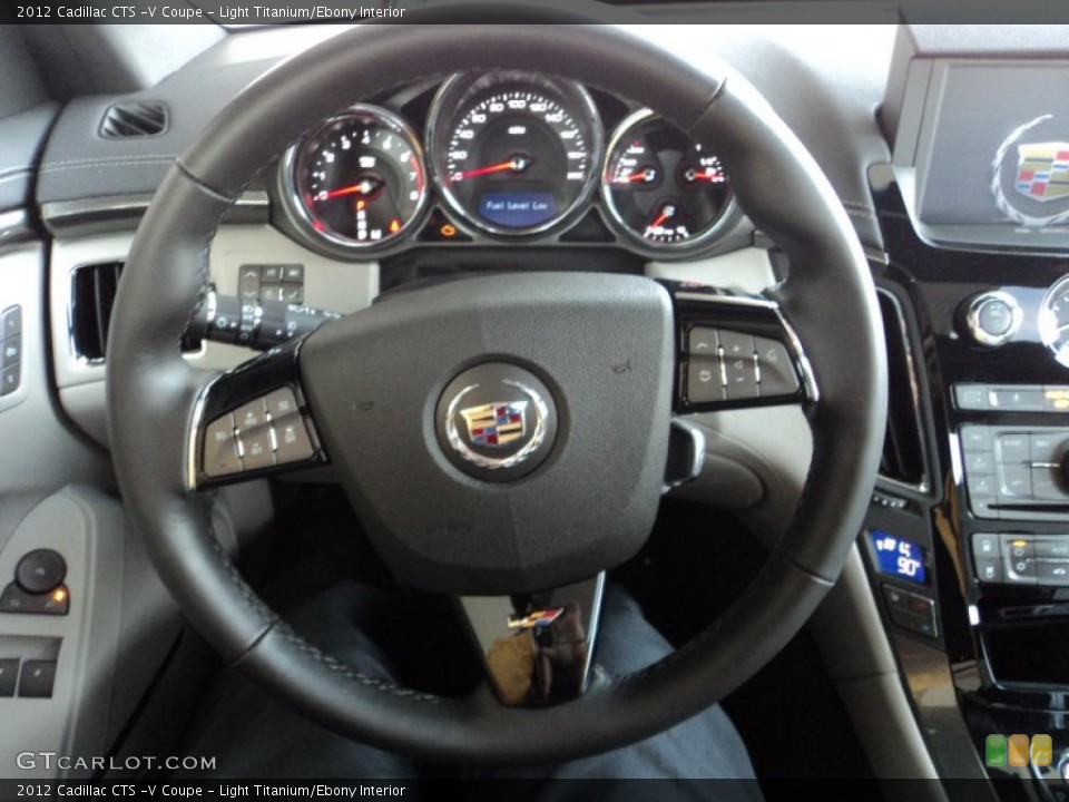 Light Titanium/Ebony Interior Steering Wheel for the 2012 Cadillac CTS -V Coupe #57784438
