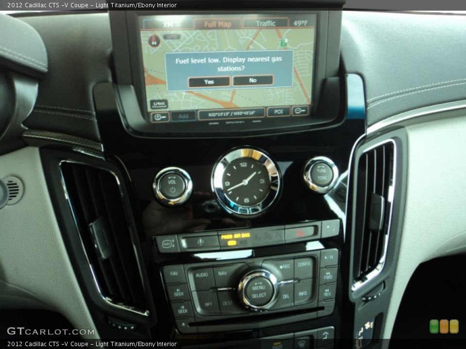 Light Titanium/Ebony Interior Controls for the 2012 Cadillac CTS -V Coupe #57784453