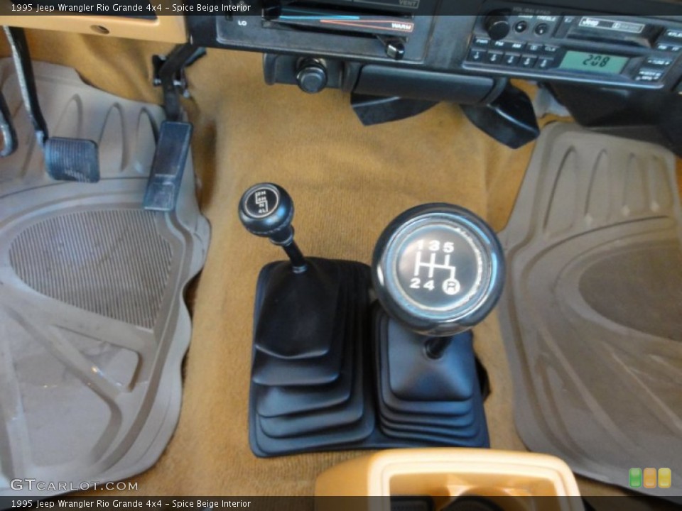 Spice Beige Interior Transmission for the 1995 Jeep Wrangler Rio Grande 4x4 #57784489