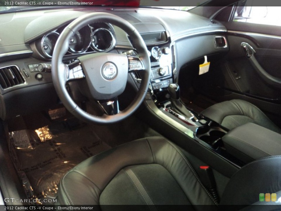 Ebony/Ebony Interior Prime Interior for the 2012 Cadillac CTS -V Coupe #57784597