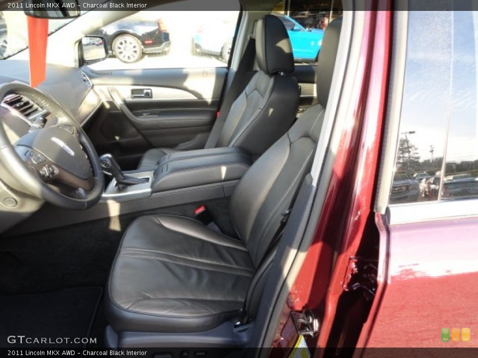 Charcoal Black Interior Front Seat for the 2011 Lincoln MKX AWD #57787316
