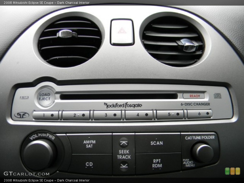 Dark Charcoal Interior Audio System for the 2008 Mitsubishi Eclipse SE Coupe #57788527