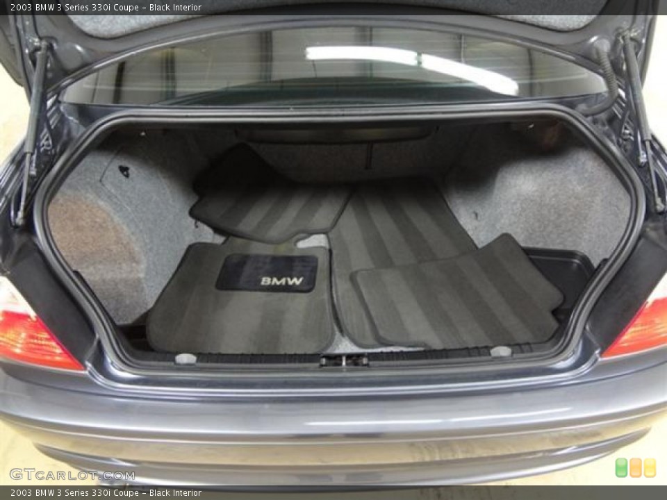 Black Interior Trunk for the 2003 BMW 3 Series 330i Coupe #57789323