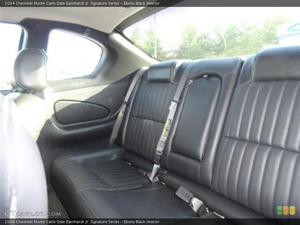 Ebony Black Interior Photo for the 2004 Chevrolet Monte Carlo Dale Earnhardt Jr. Signature Series #57789860