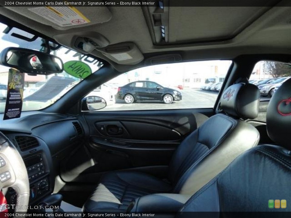 Ebony Black Interior Photo for the 2004 Chevrolet Monte Carlo Dale Earnhardt Jr. Signature Series #57789869