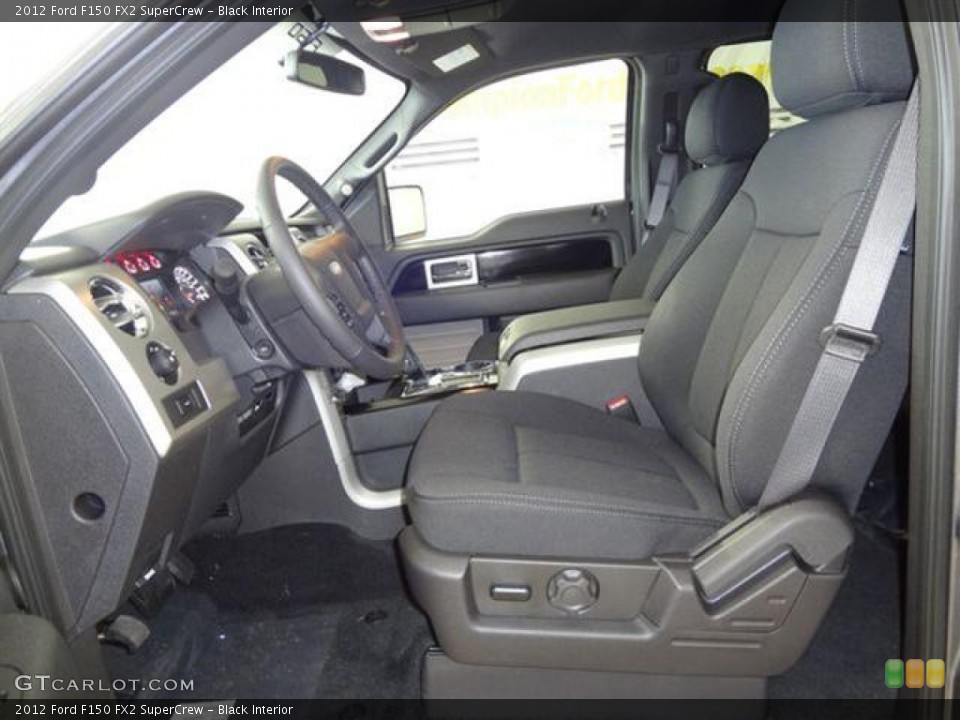 Black Interior Photo for the 2012 Ford F150 FX2 SuperCrew #57792362