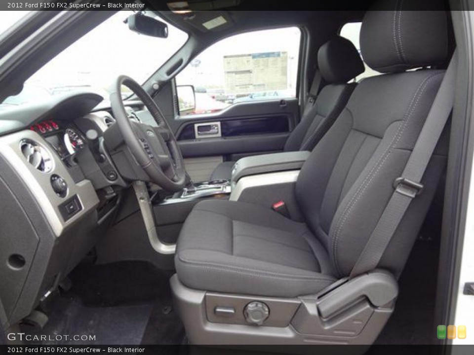Black Interior Photo for the 2012 Ford F150 FX2 SuperCrew #57792602