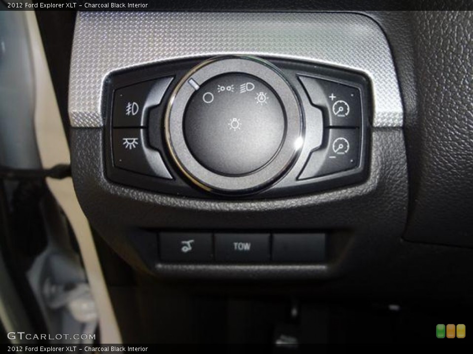 Charcoal Black Interior Controls for the 2012 Ford Explorer XLT #57794363