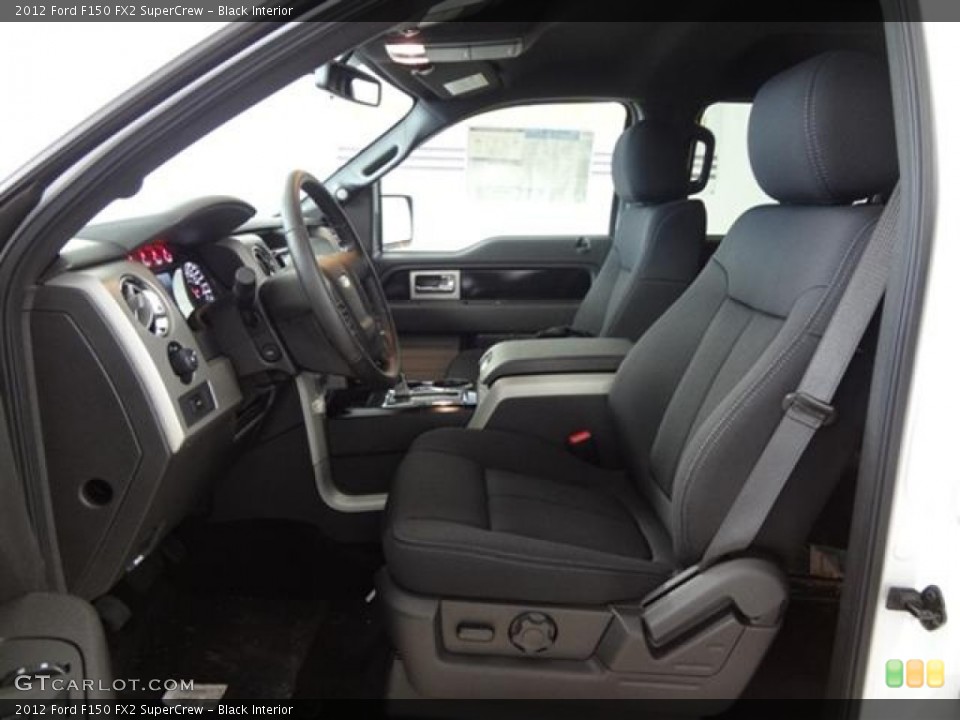 Black Interior Photo for the 2012 Ford F150 FX2 SuperCrew #57795161
