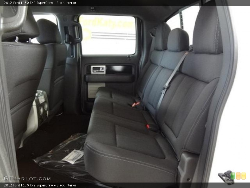 Black Interior Photo for the 2012 Ford F150 FX2 SuperCrew #57795170