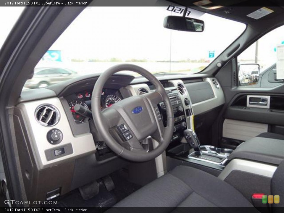 Black Interior Dashboard for the 2012 Ford F150 FX2 SuperCrew #57795376