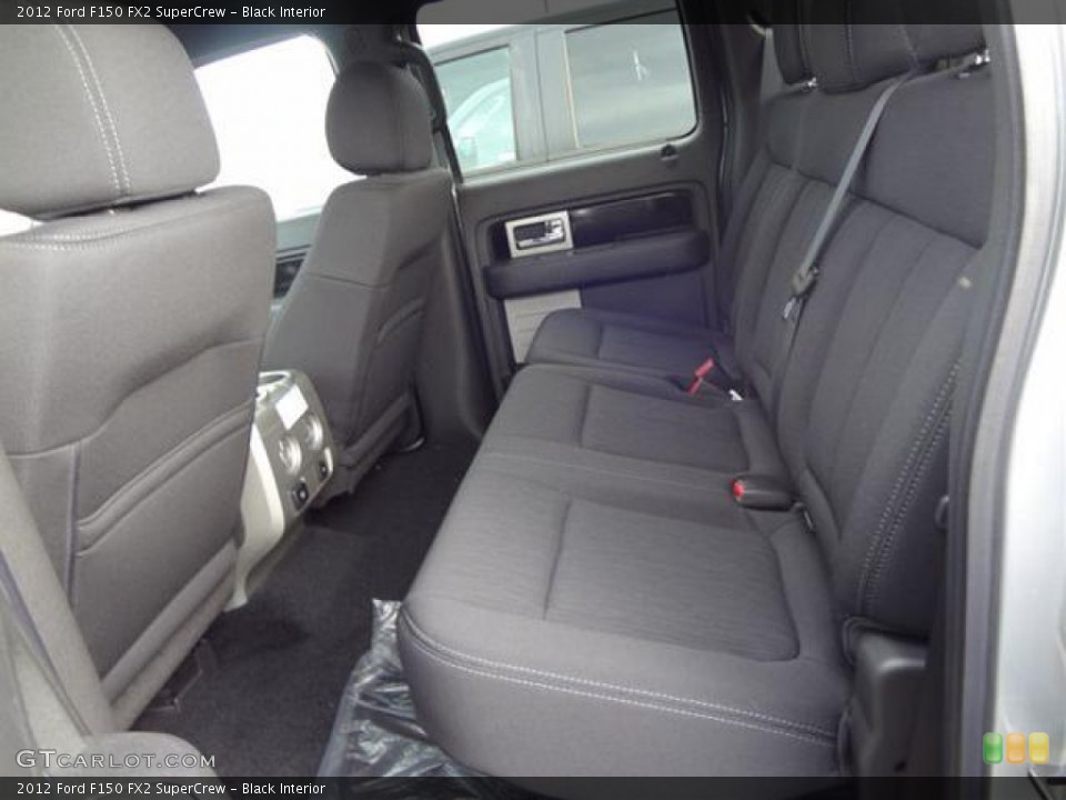 Black Interior Photo for the 2012 Ford F150 FX2 SuperCrew #57795392