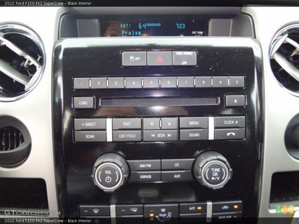 Black Interior Controls for the 2012 Ford F150 FX2 SuperCrew #57795419