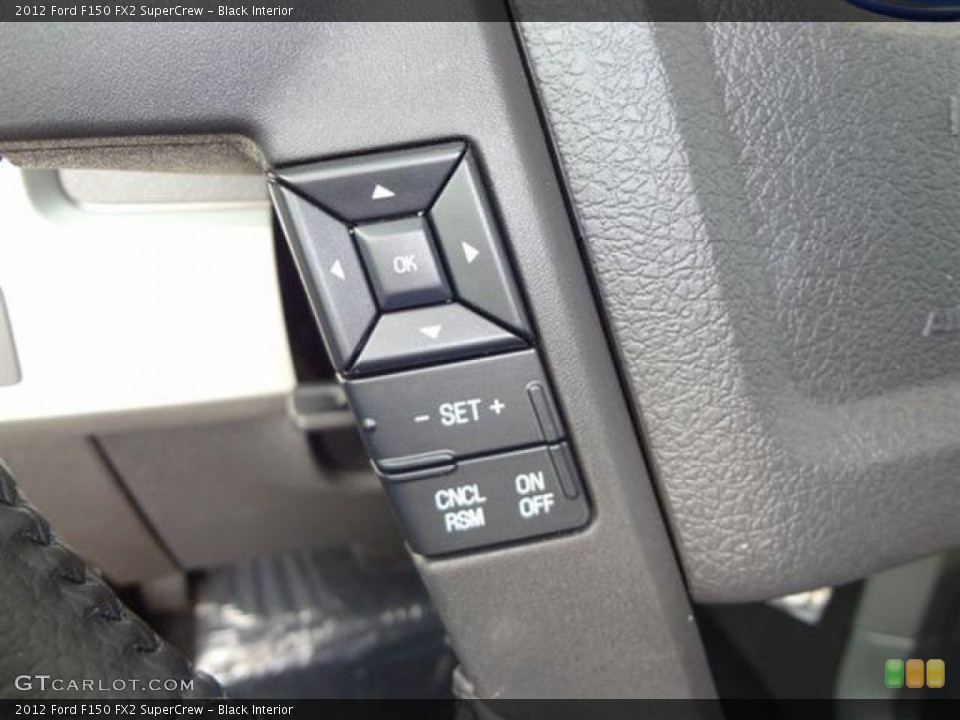 Black Interior Controls for the 2012 Ford F150 FX2 SuperCrew #57795446