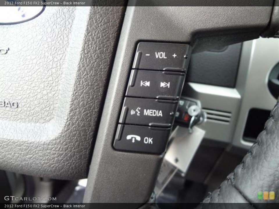 Black Interior Controls for the 2012 Ford F150 FX2 SuperCrew #57795455