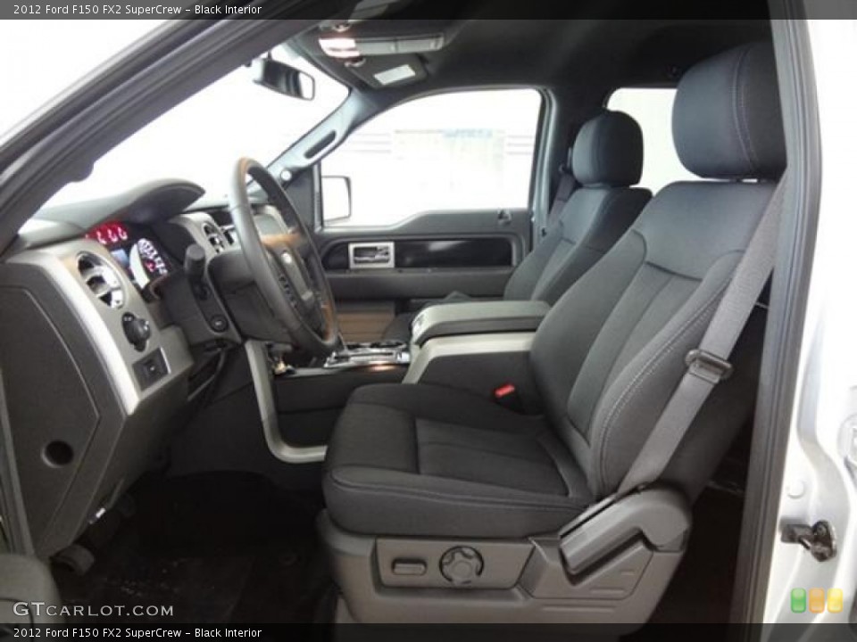 Black Interior Photo for the 2012 Ford F150 FX2 SuperCrew #57795638