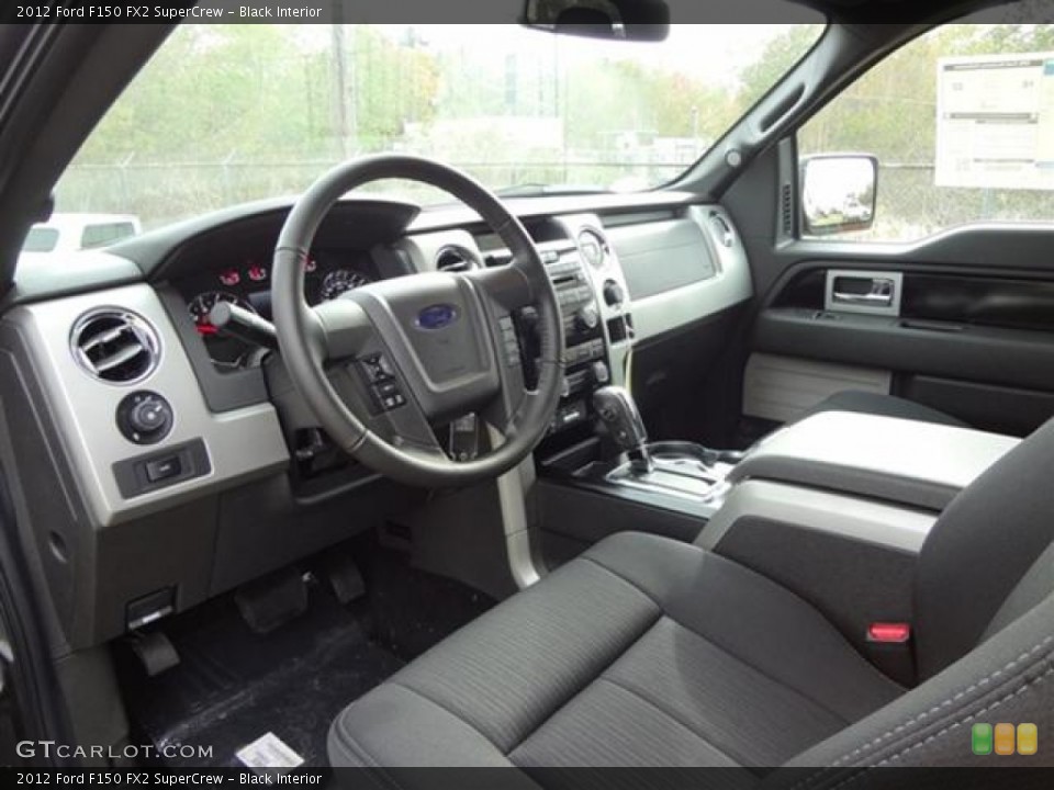 Black Interior Photo for the 2012 Ford F150 FX2 SuperCrew #57795863