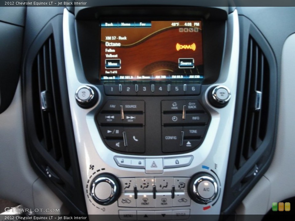 Jet Black Interior Controls for the 2012 Chevrolet Equinox LT #57796088