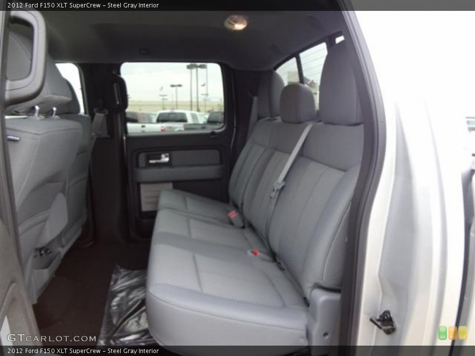 Steel Gray Interior Photo for the 2012 Ford F150 XLT SuperCrew #57796474