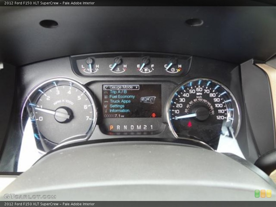 Pale Adobe Interior Gauges for the 2012 Ford F150 XLT SuperCrew #57796925