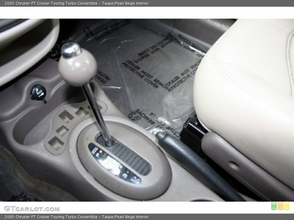 Taupe/Pearl Beige Interior Transmission for the 2005 Chrysler PT Cruiser Touring Turbo Convertible #57799196
