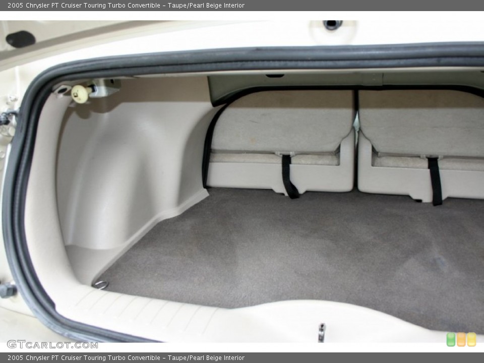 Taupe/Pearl Beige Interior Trunk for the 2005 Chrysler PT Cruiser Touring Turbo Convertible #57799217