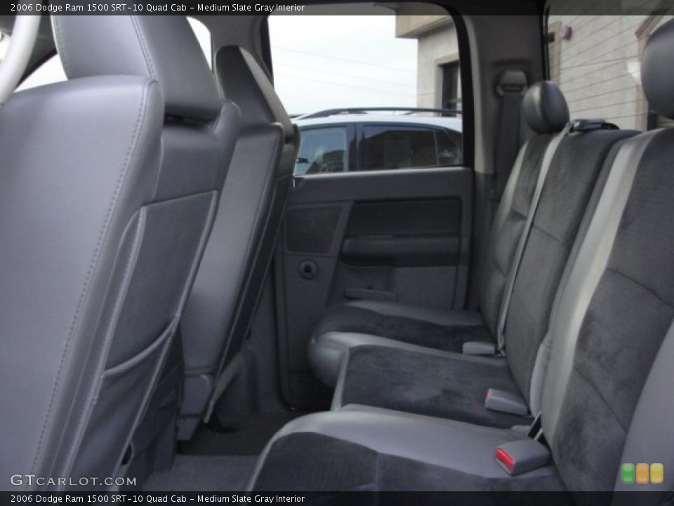 Medium Slate Gray Interior Photo for the 2006 Dodge Ram 1500 SRT-10 Quad Cab #57800904