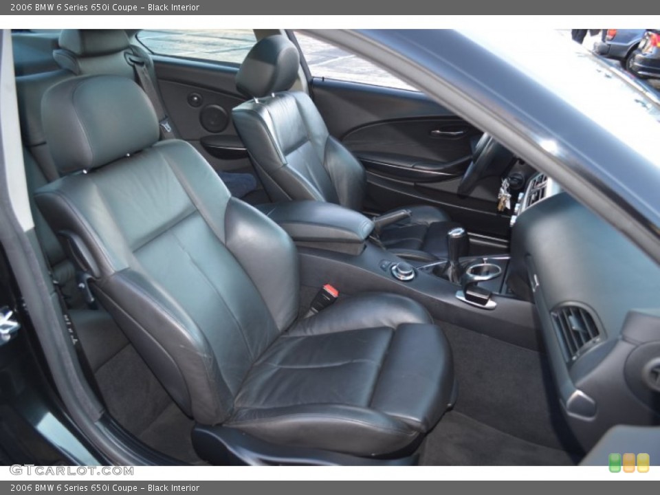 Black Interior Photo for the 2006 BMW 6 Series 650i Coupe #57803081
