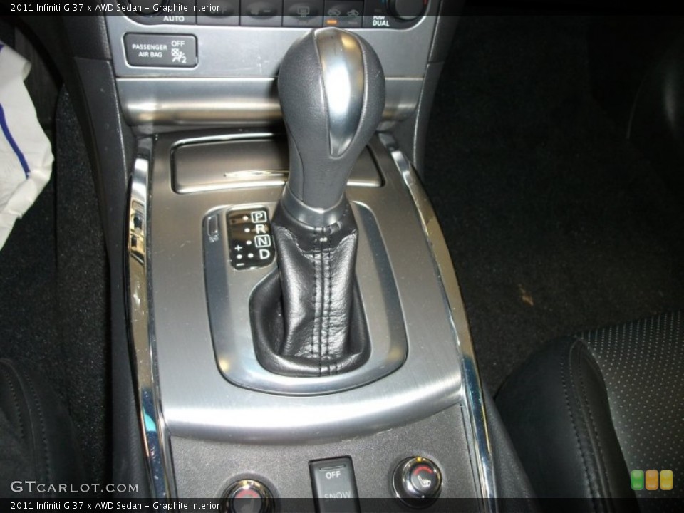 Graphite Interior Transmission for the 2011 Infiniti G 37 x AWD Sedan #57803222