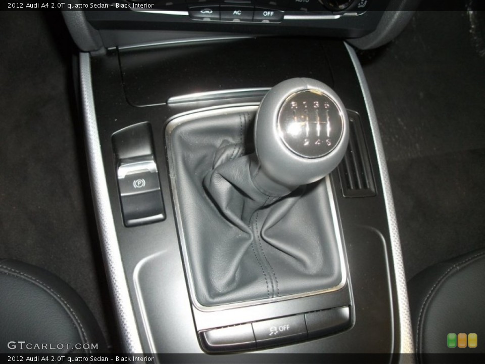 Black Interior Transmission for the 2012 Audi A4 2.0T quattro Sedan #57804618