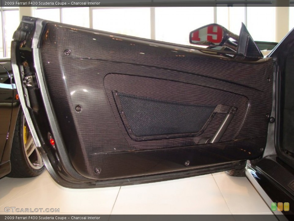 Charcoal Interior Door Panel for the 2009 Ferrari F430 Scuderia Coupe #57806177