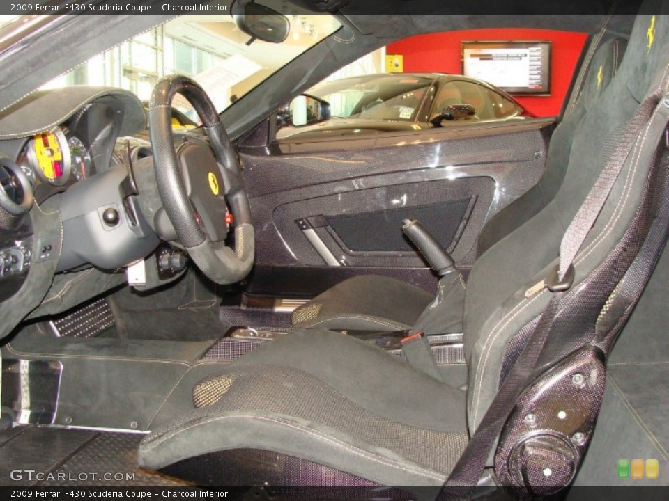 Charcoal Interior Photo for the 2009 Ferrari F430 Scuderia Coupe #57806192
