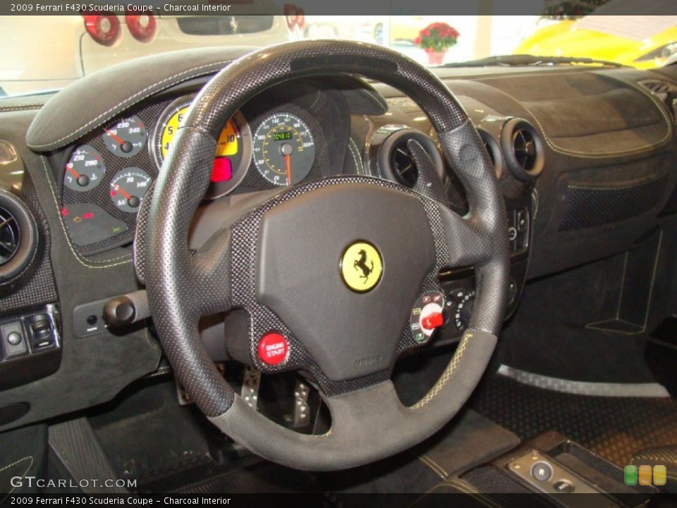Charcoal Interior Steering Wheel for the 2009 Ferrari F430 Scuderia Coupe #57806219