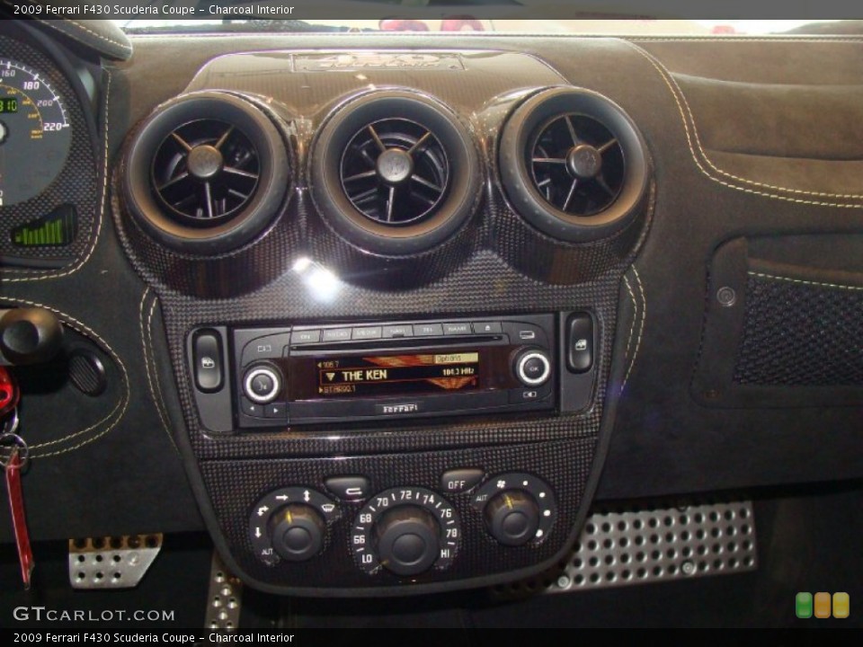 Charcoal Interior Controls for the 2009 Ferrari F430 Scuderia Coupe #57806230