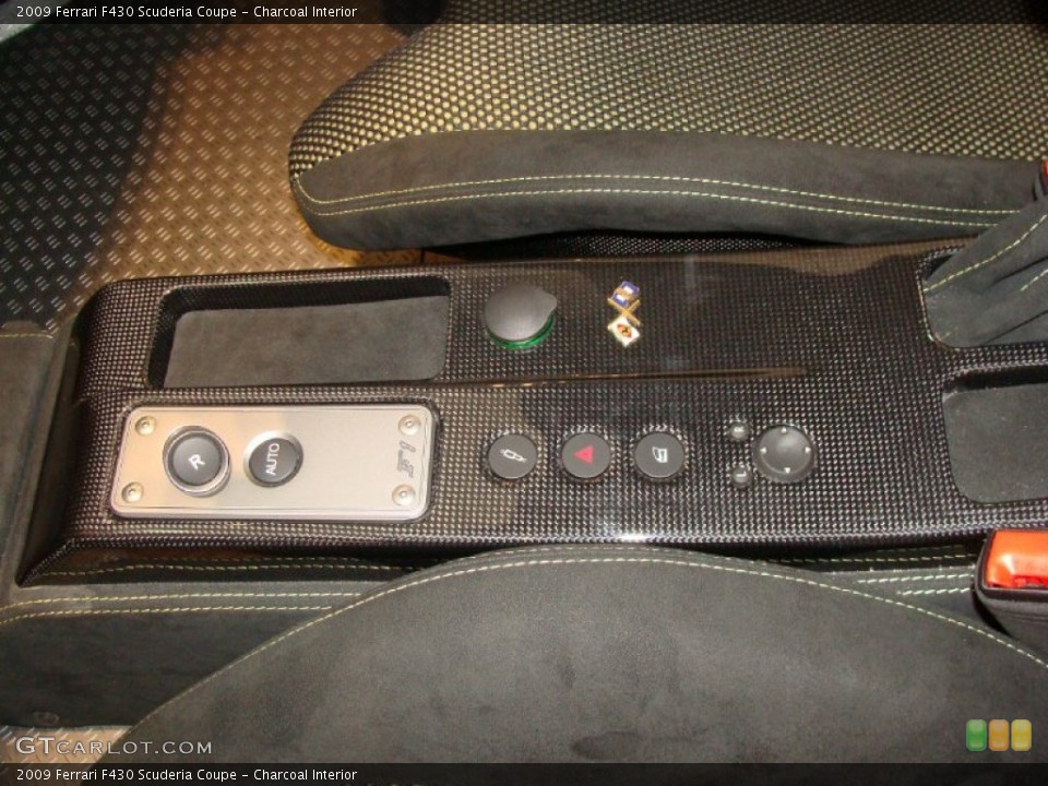 Charcoal Interior Controls for the 2009 Ferrari F430 Scuderia Coupe #57806240