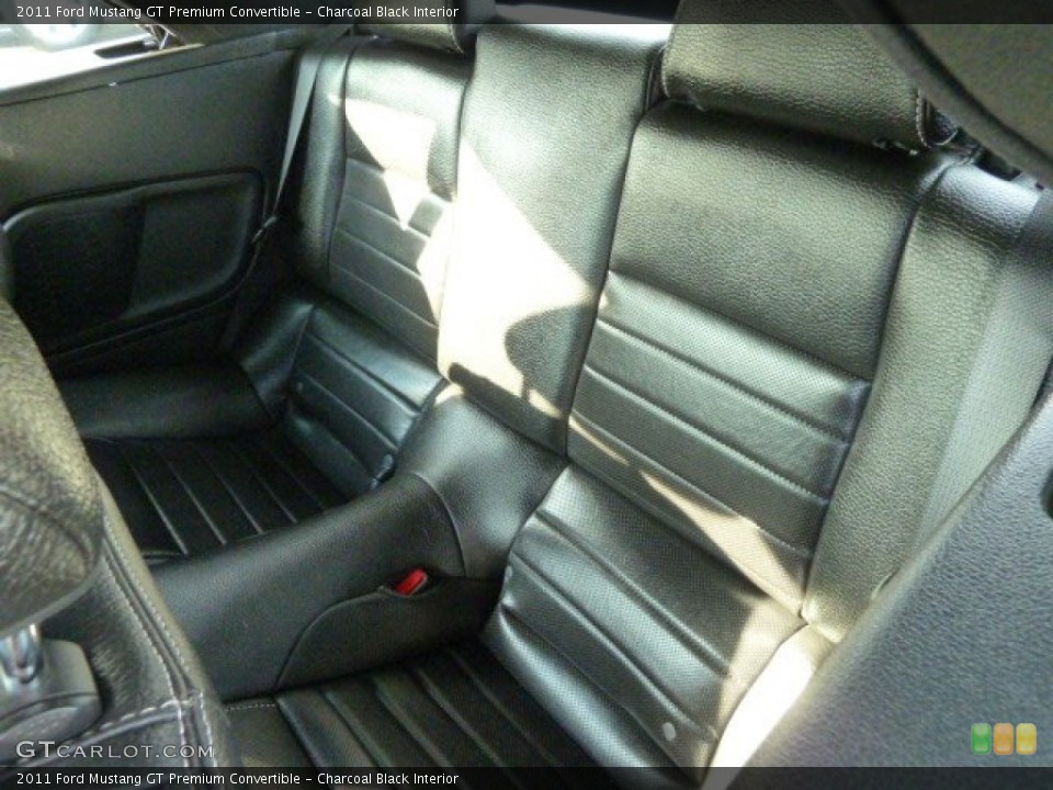 Charcoal Black Interior Photo for the 2011 Ford Mustang GT Premium Convertible #57806681